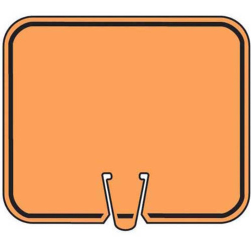 B202 Cone Sign Blank No Legend