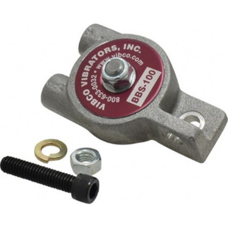 Vibco Vibrators 20 Lb. Force, 3-1/2 Cubic Feet per Minute, 12,000 RPM, 66 Decibel, Pneumatic Vibrator 3-1/4 Long x 1-3/16 Wide x 1 High, 1/8 Port Inlet, 1/8 Port Outlet BBS-100AL – 36674604