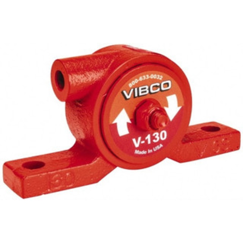 Vibco Vibrators 80 Lb. Force, 7-1/2 Cubic Feet per Minute, 19,000 RPM, 72 Decibel, Pneumatic Vibrator 4-7/8 Long x 15/16 Wide x 2-5/16 High, 1/8 Port Inlet, 1/8 Port Outlet V-130CI – 36675007
