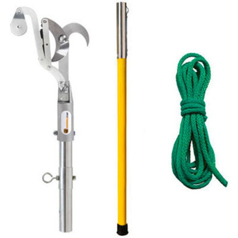 Marvin Bull Pruner Set with a Notch 8ft Fiber Glass Pole