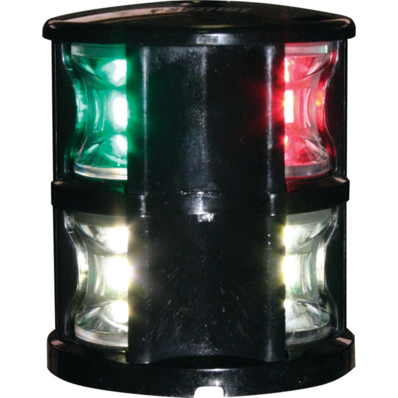 ‘FOS 12’ LED Tri-White Light – Black