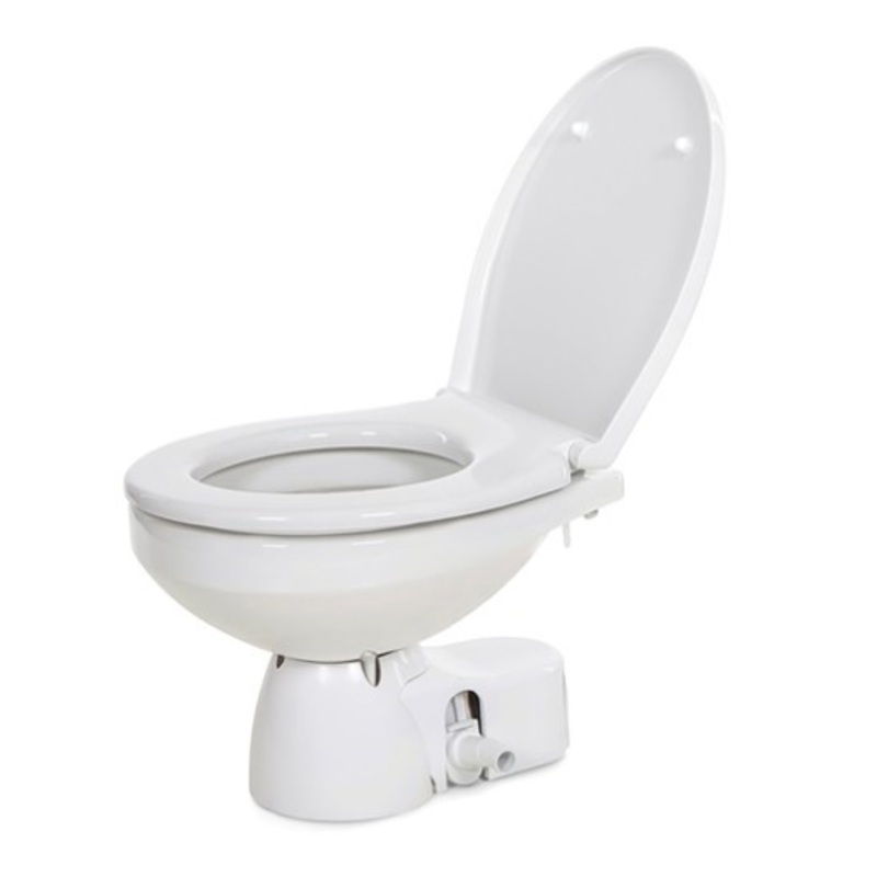 Jabsco Quiet Flush E2 Toilet – Compact and Regular Bowl