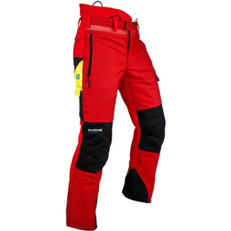 Pfanner Gladiator Ventilation Red Chainsaw Pants