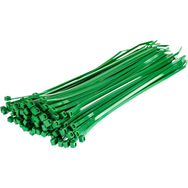 Green Cable Ties 4.8 x 200mm