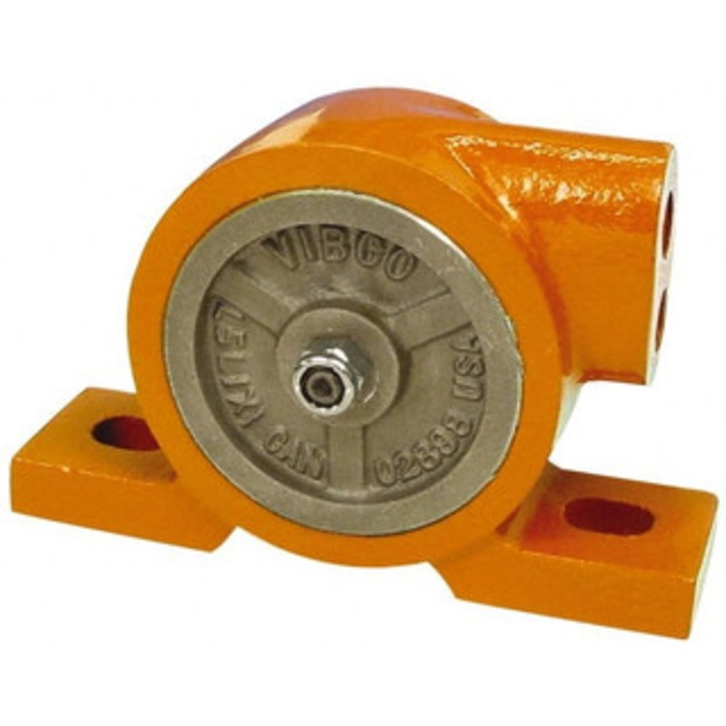 Vibco Vibrators 650 Lb. Force, 17 Cubic Feet per Minute, 10,000 RPM, 78 Decibel, Pneumatic Vibrator 5-9/16 Long x 1-1/2 Wide x 4-3/4 High, 3/8 Port Inlet, 3/8 Port Outlet V-35CI – 36675031