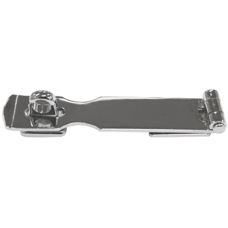 Chrome Hasp & Staple 100mm