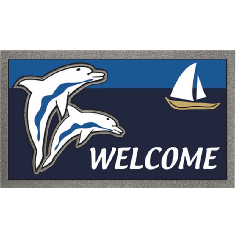 Mat – Welcome Dolphins 40 x 68