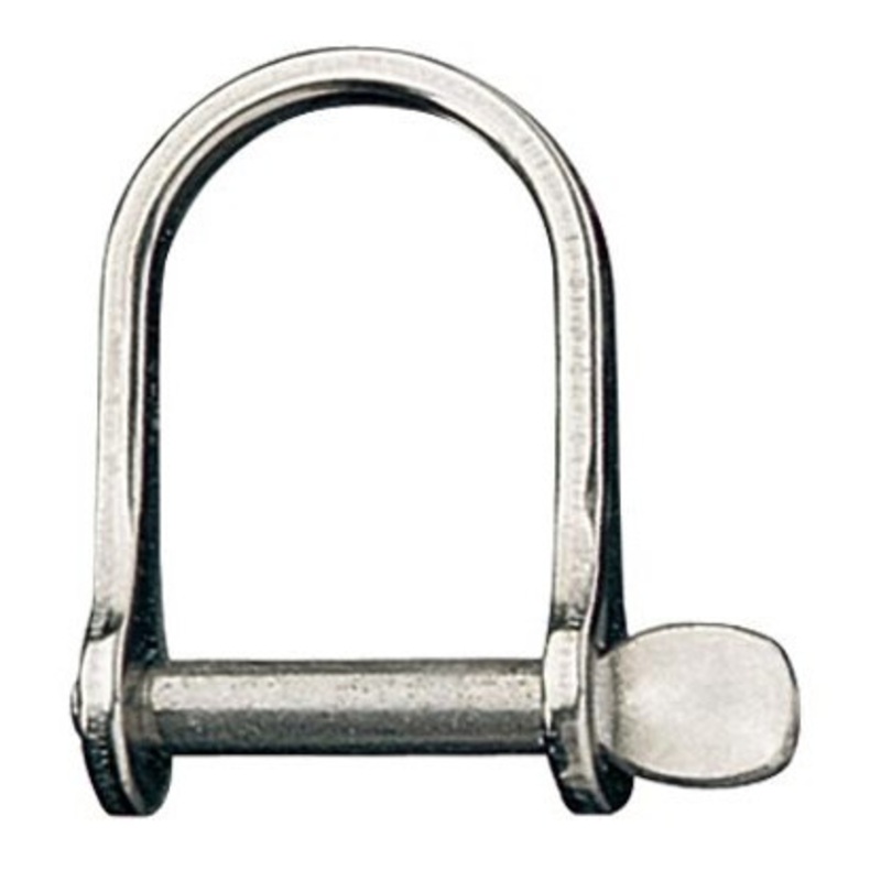 Shackle Wide D 3/16 inch