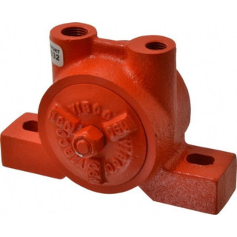 Vibco Vibrators 270 Lb. Force, 8-1/2 Cubic Feet per Minute, 7,200 RPM, 71 Decibel, Pneumatic Vibrator 5-3/16 Long x 3-1/16 Wide x 3-7/16 High, 1/4 Port Inlet, 3/8 Port Outlet BVS-190CI – 36674661