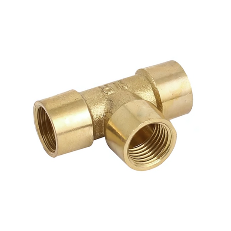 Brass T Female 1/4