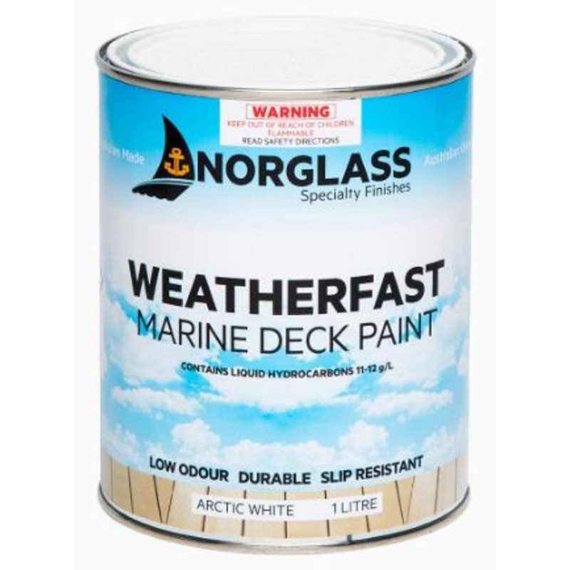Deck Paint Arctic White 1 litre
