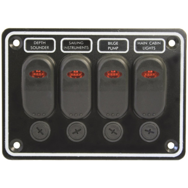 Switch Panel 4 Gang