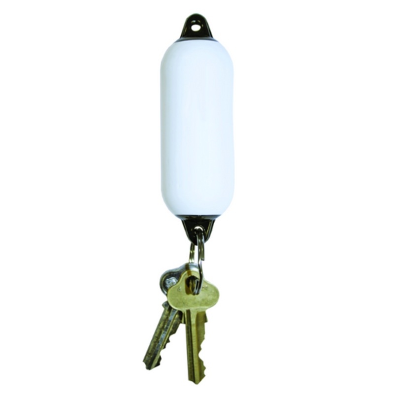Keyring Floating Fender White/Black
