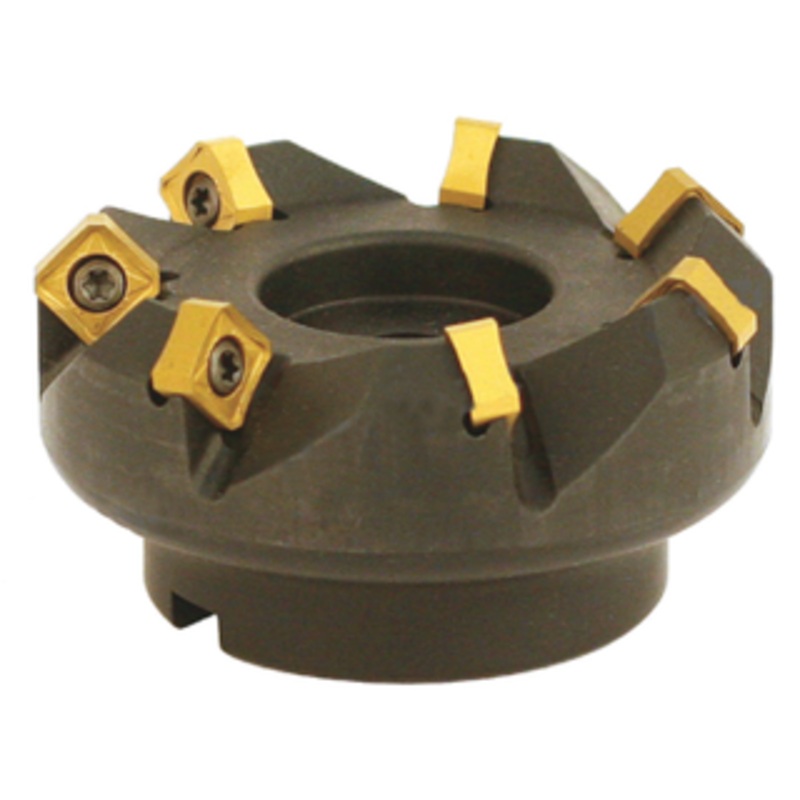 Akuma 45 Indexable Face Mill Set w/PM15M Inserts, 3 Cut Diameter