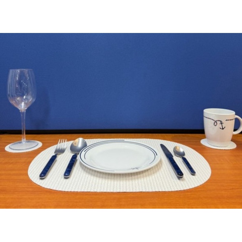 Non-Slip Table Setting White