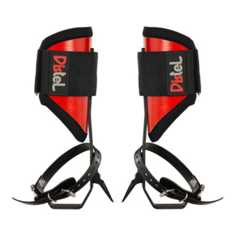 Distel Steel Climbers with Classic Pads and Straps