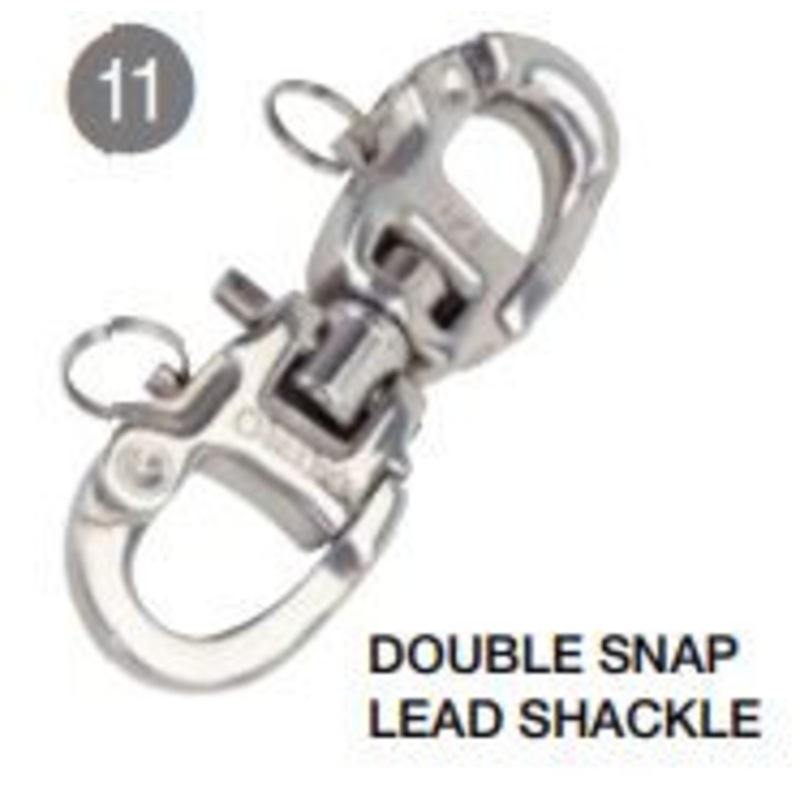 Double Snap/Lead Shackle 60mm