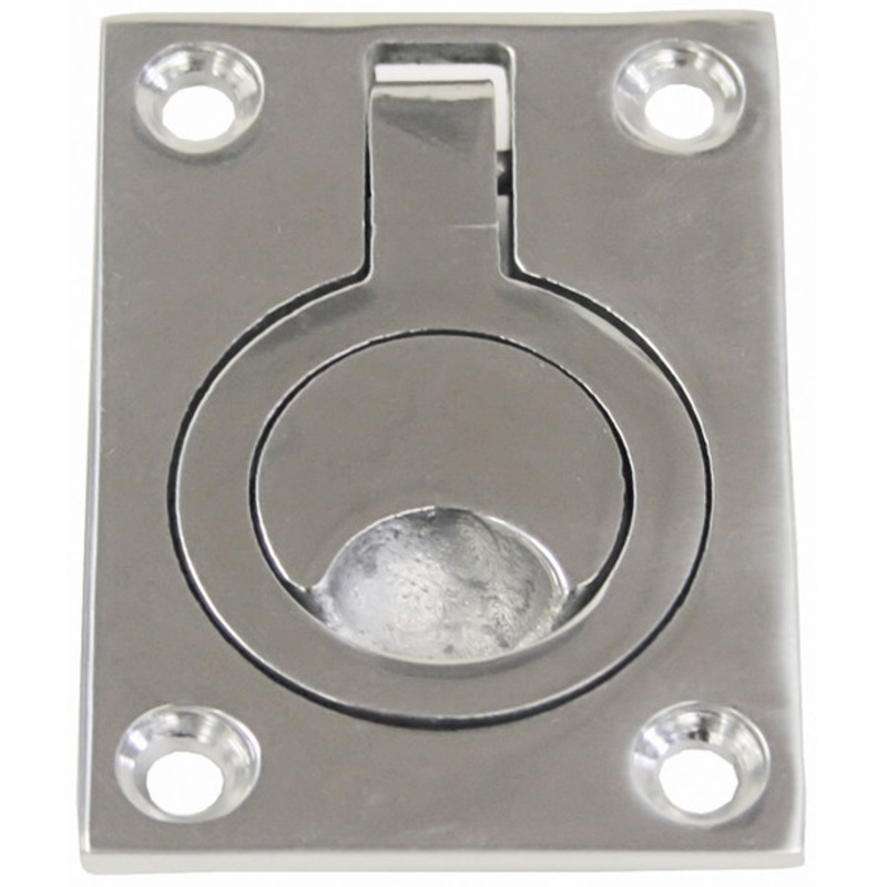 Flush Pull Stainless Steel 62 x 44mm