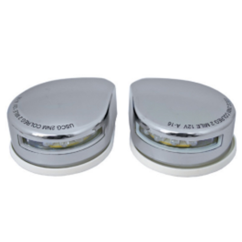 LED Horizontal Mount Nav Lights S/Steel