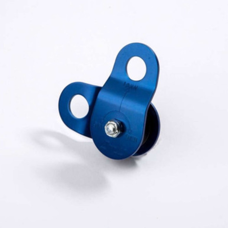 CMI 1Micro Pulley Blue Alum1/2 Dia Cap Nylon Sheave