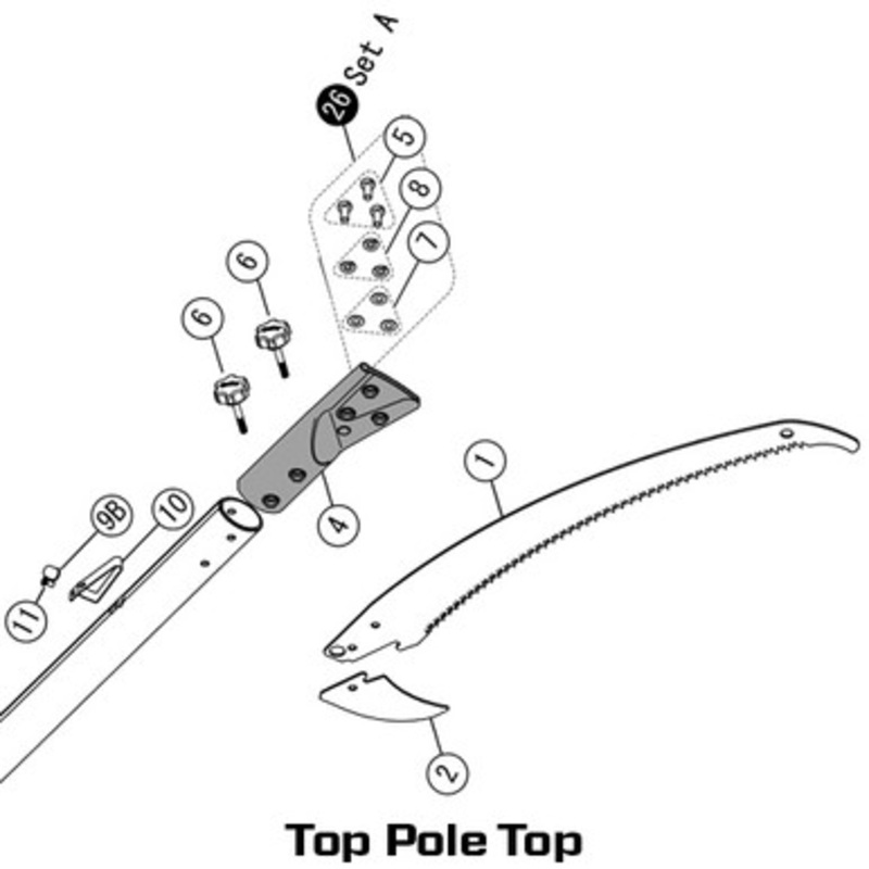 Silky Hayate Polesaw Replacement Parts