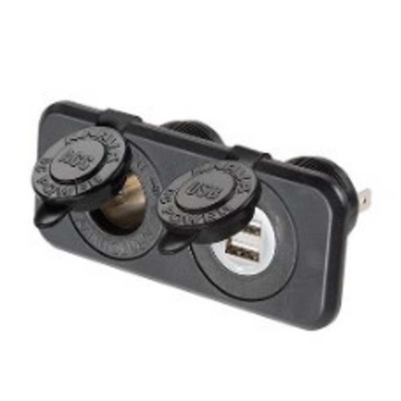 Twin Accessory Dual USB Socket