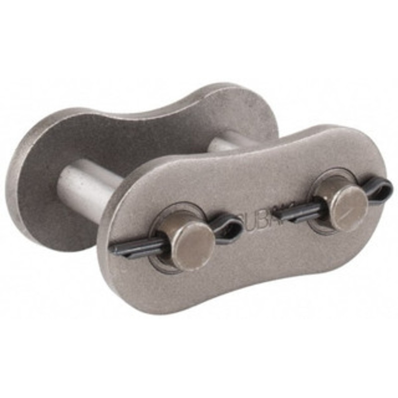 U.S. Tsubaki 1-3/4 Pitch, ANSI 140, Cottered Roller Chain Connecting Link Carbon Steel, For Use with Single Strand Chain 140CL – 34959312