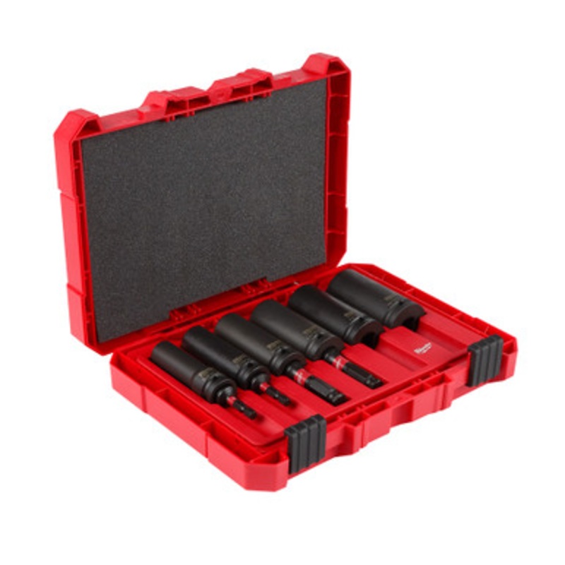 Milwaukee Shockwave Lineman’s 10PC 2 IN 1 12PT Socket Set