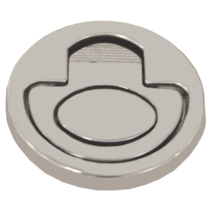 Round Flush Pull Ring Stainless Steel Anti-Rattle 51mm