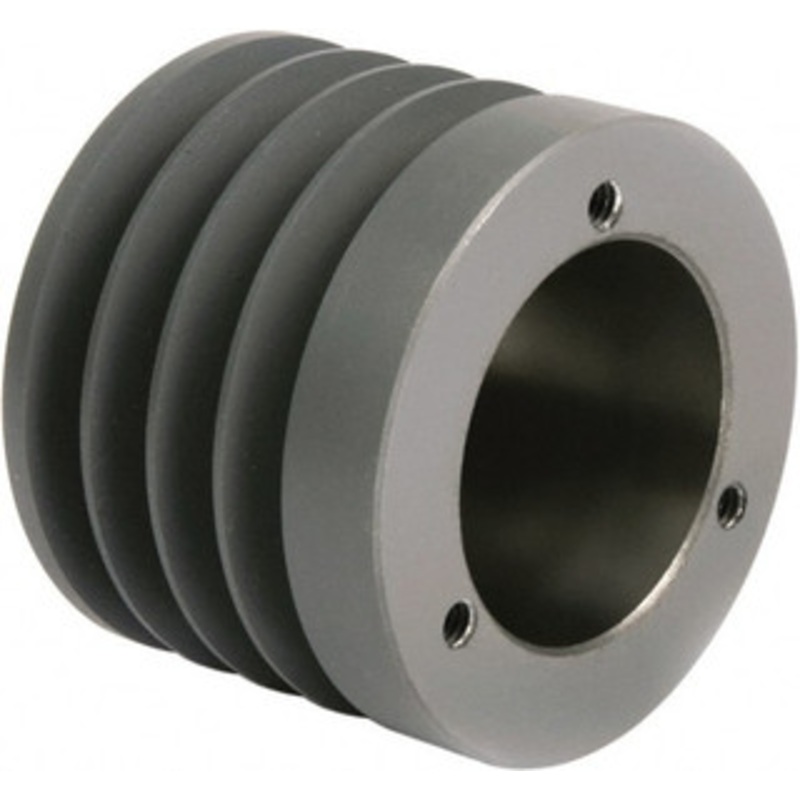 TB Woods 4 Groove, 1/2 to 1-15/16 Bore Diam, 4.55 Outside Diam, QD Bushed V Belt Sheave 3.8 A Diam Belt Pitch 424B – 82245721