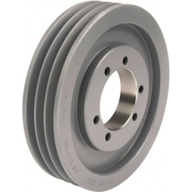 TB Woods 3 Groove, 1/2 to 2-15/16 Bore Diam, 9-1/4 Outside Diam, QD Bushed V Belt Sheave 9.3 5V Diam Belt Pitch 5V9253 – 55519078