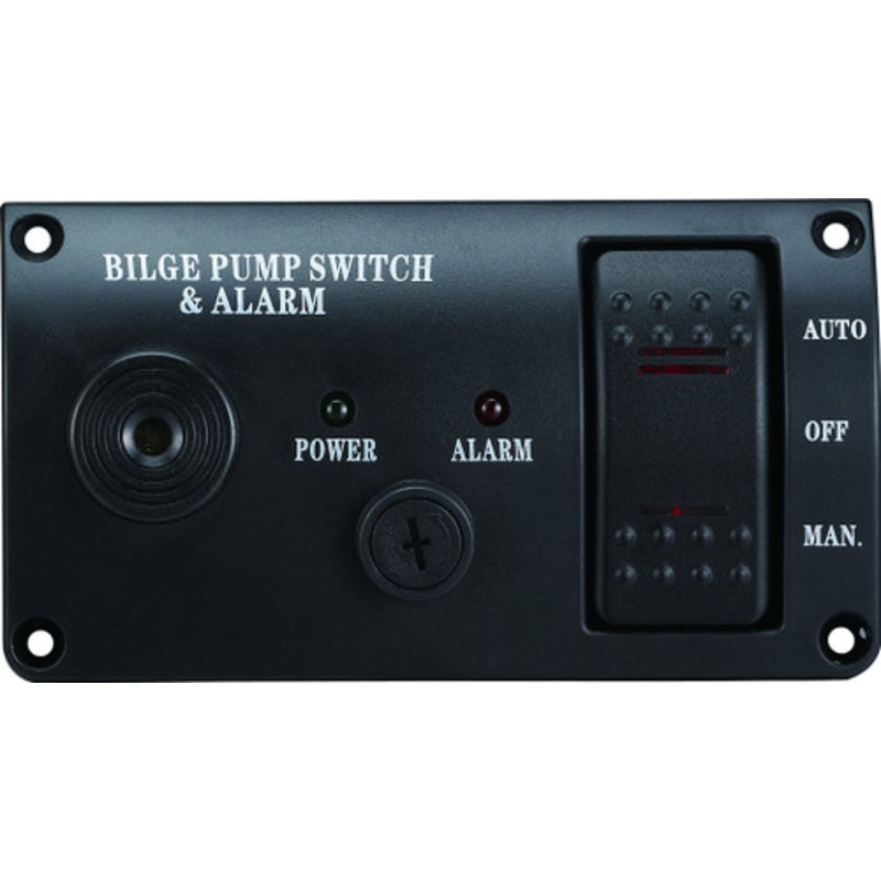 Bilge Alarm & Pump Control Panel – 12v