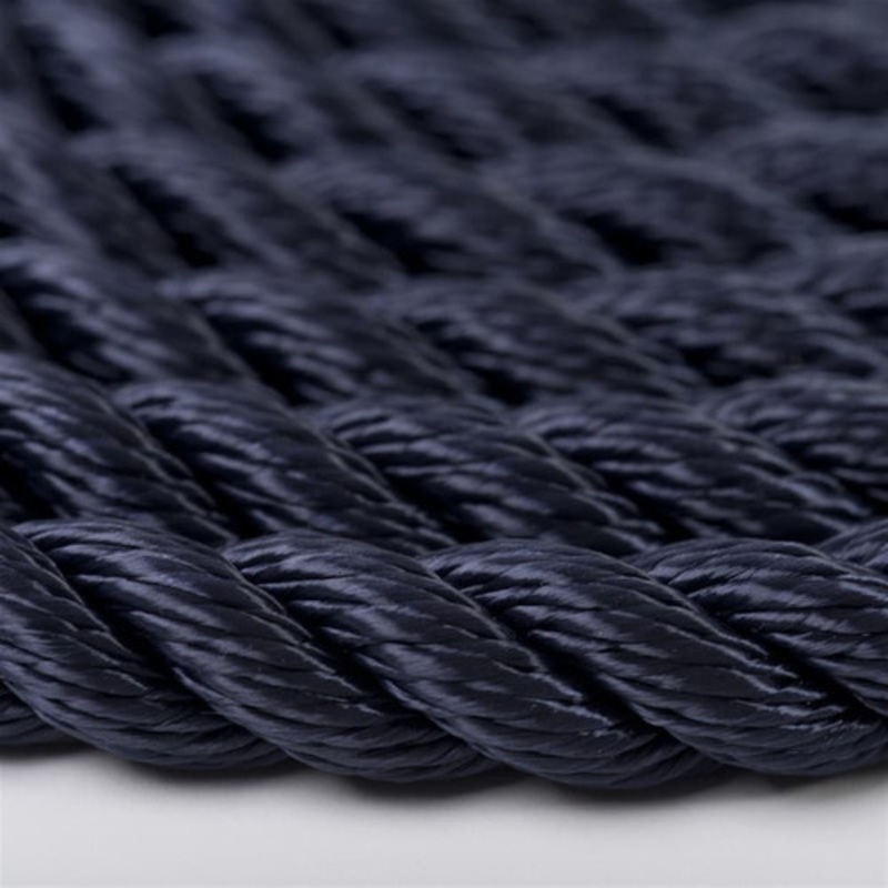 Rope Polyester 3 Strand Black 18mm x 100