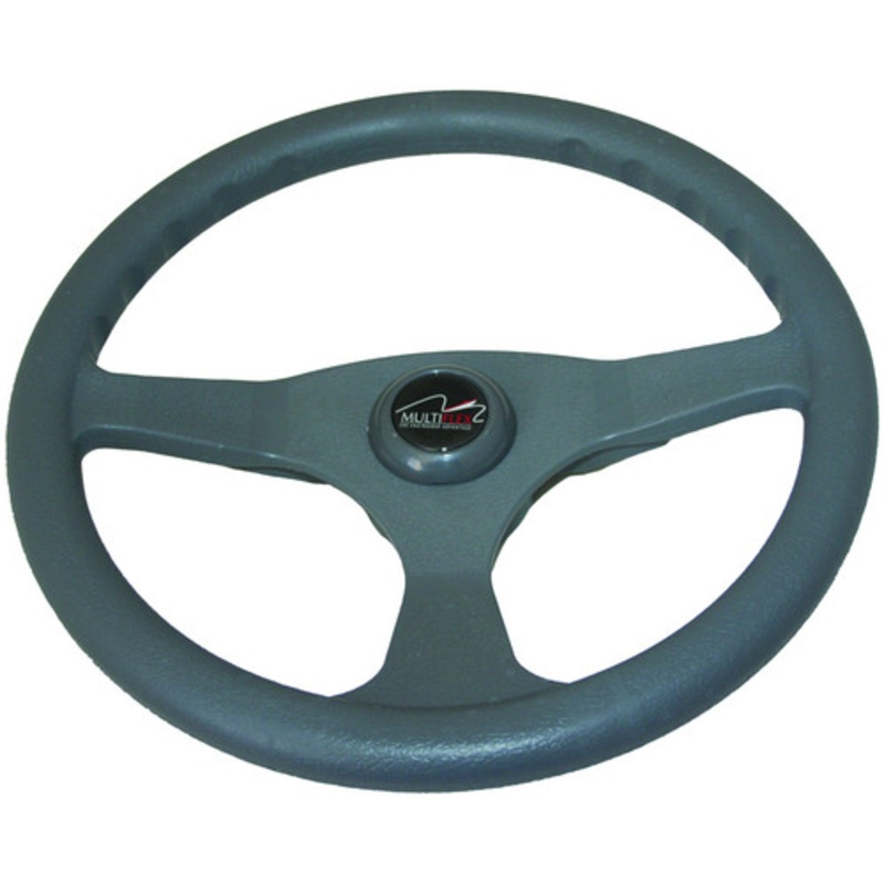 Steering Sports Wheel – 3 Spoke – Grey