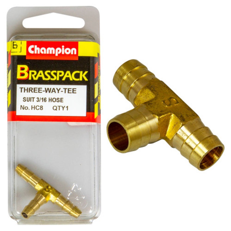 Brass T 3/16