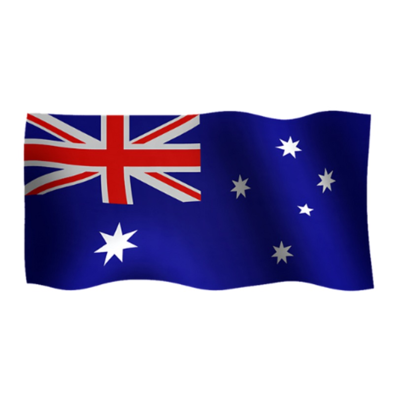 Flag Aus Knitted Poly 900 x 450mm