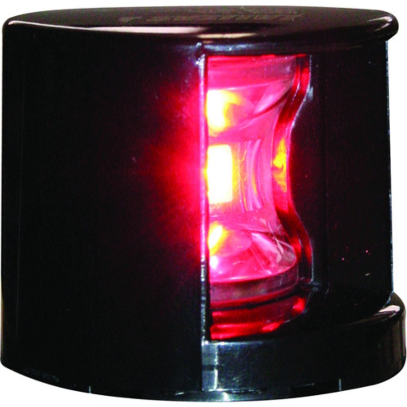 ‘FOS 12’ LED Prt & Stb lights – Black Horizontal Mount