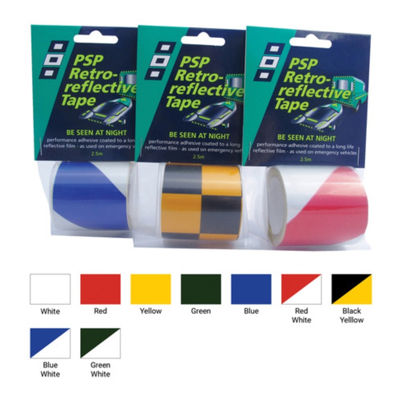 Retro Reflective Tape – 2 Roll Pack 25mm x 2.5m