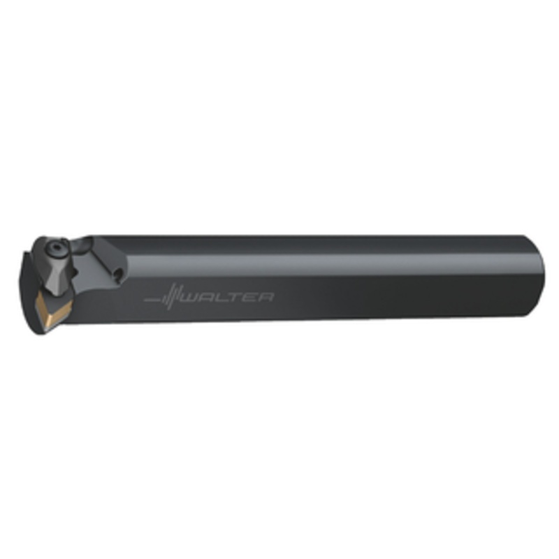 Walter Indexable Right Hand ToolHolder for DNMG43_ Insert, 2 Shank Dia., -8 Rake Angle, 14 OAL – A32U-DDUNR4