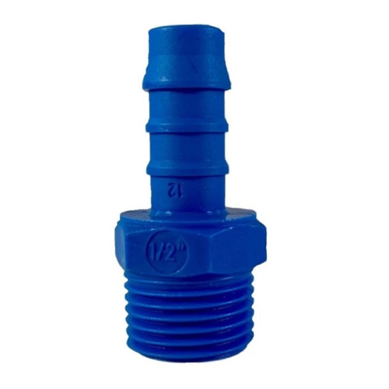 Tail Straight M/M 3/4 x 1/2