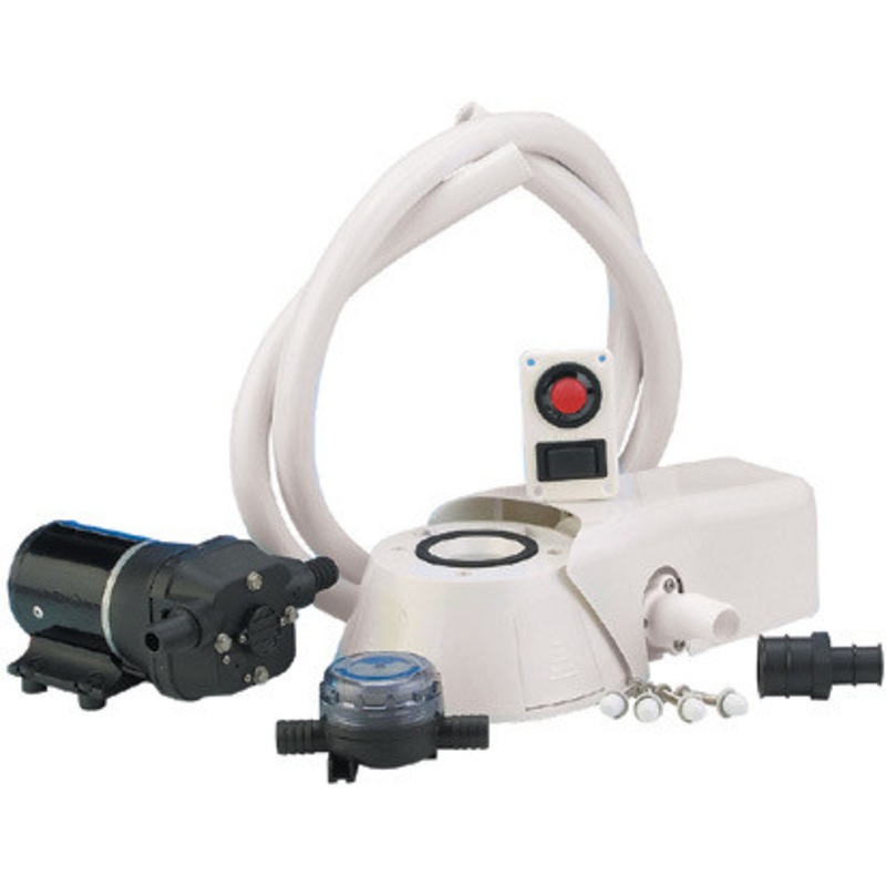 Toilet Converter Kit to Quiet Flush 12v Salt Water
