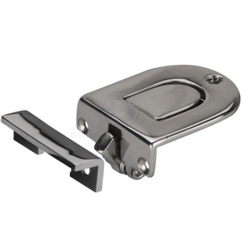 Latch Flush Push Button with Plate