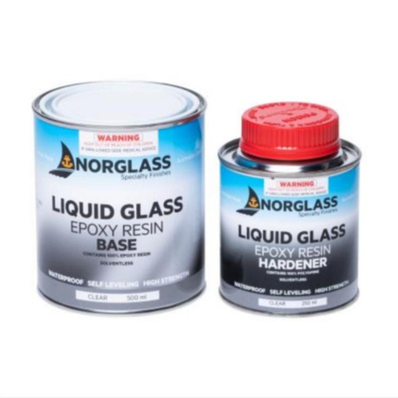 Liquid Glass Epoxy Resin 750ml Kit