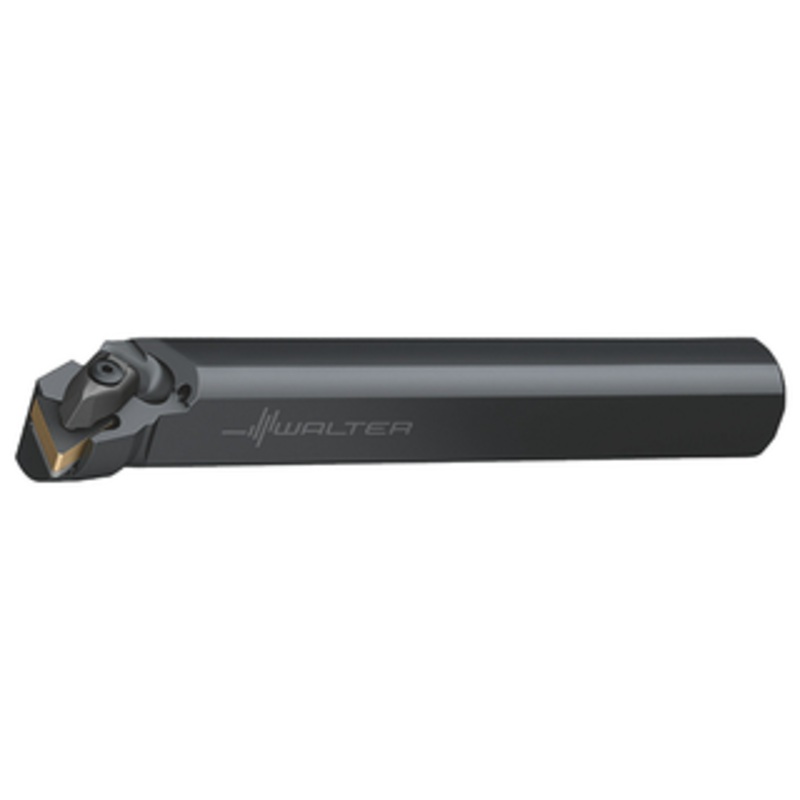Walter Indexable Right Hand ToolHolder for TNMG43_ Insert, 1.5 Shank Dia., -15 Rake Angle, 12 OAL – A24T-DTFNR4