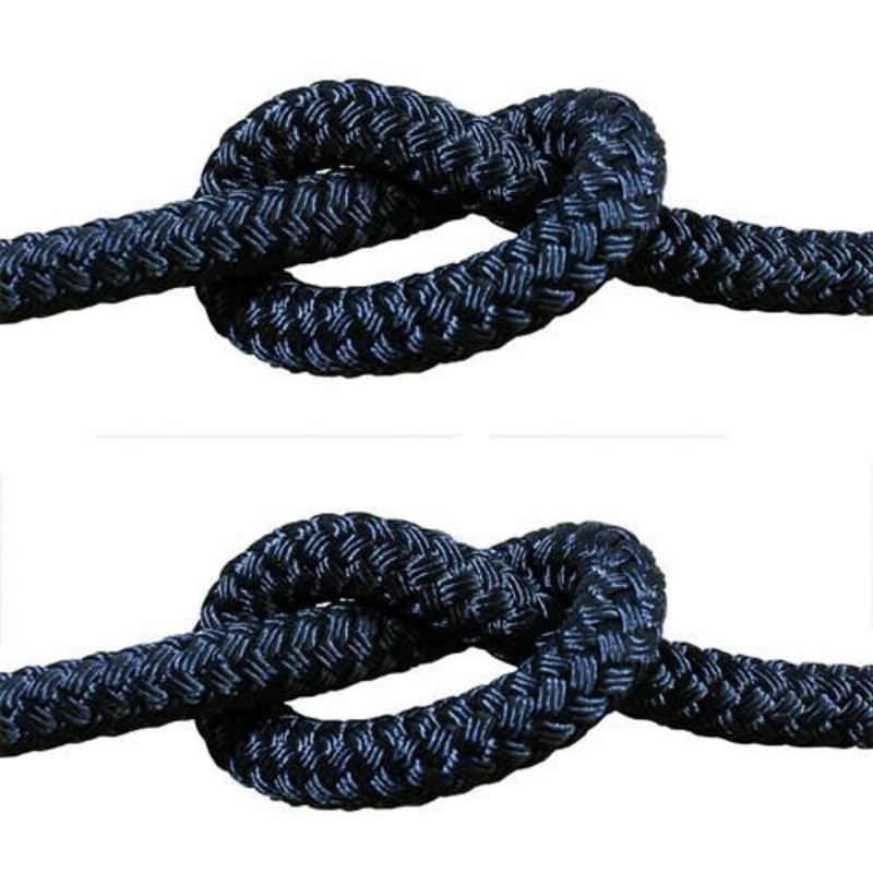 Black Double Braid 18mm x 1metre