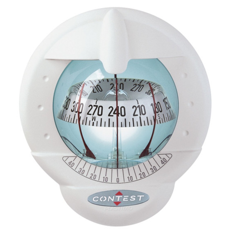 Sailboat Compass with White Card