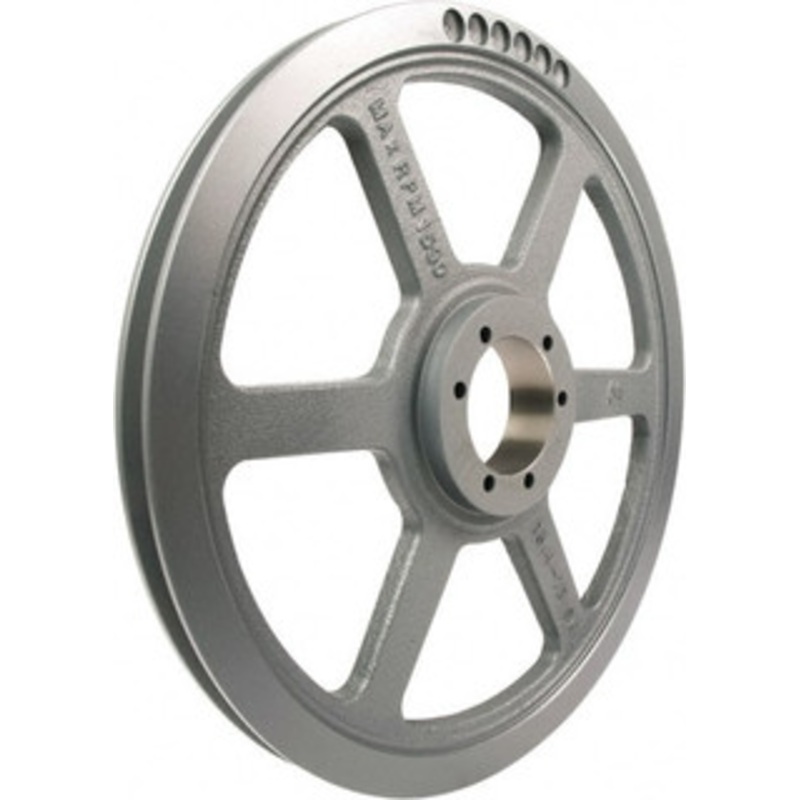 TB Woods 1 Groove, 1/2 to 2-1/2 Bore Diam, 14 Outside Diam, QD Bushed V Belt Sheave 14.00 3V Diam Belt Pitch 3V1401 – 55519540