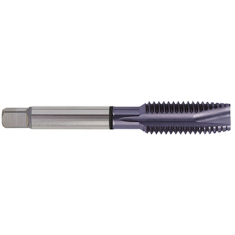 YG-1 TiCN Coated H.S.S. EX Combo Metric 3 Flute Spiral Pointed Plug Tap, 7mm-1.00mm Thread Size, D5 Thread Limit