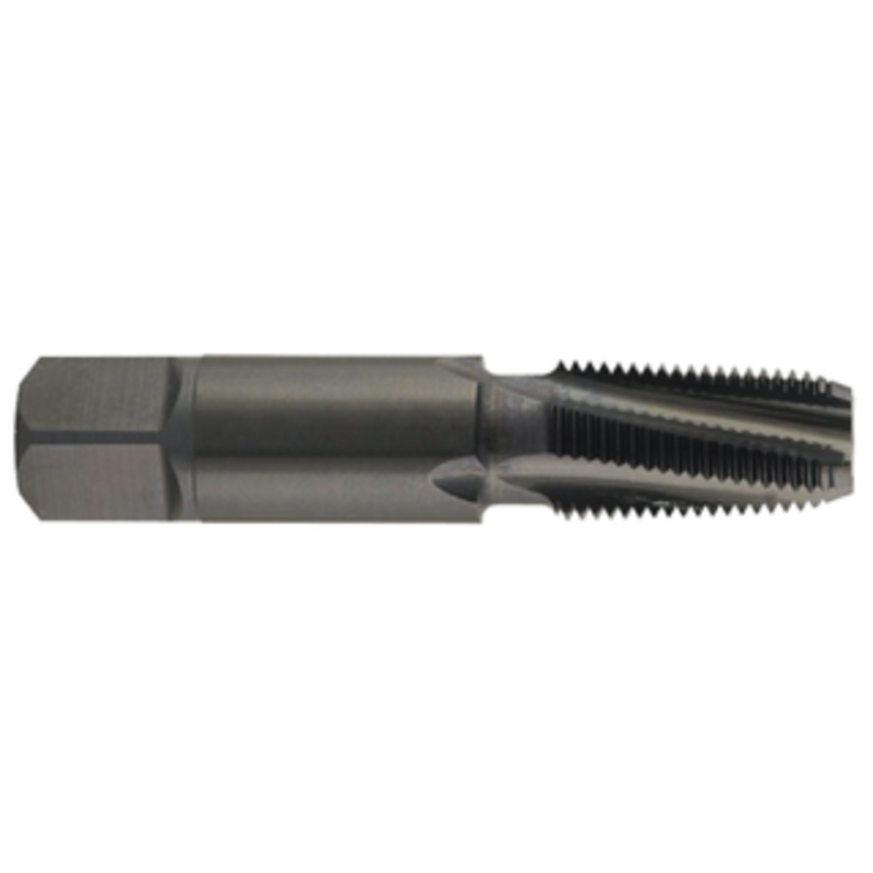 YMW Vanadium H.S.S.ZELX SS NPT Spiral Flute Pipe Tap, 3/8-18 Thread Size
