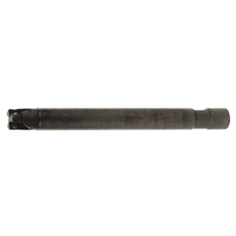 Akuma 90 Degree Indexable End Mill for 3 APKT1003 Inserts, Cutting Dia. .875, Shank Dia. .750, 7.870 OAL – APPS.10.087.R-L.075